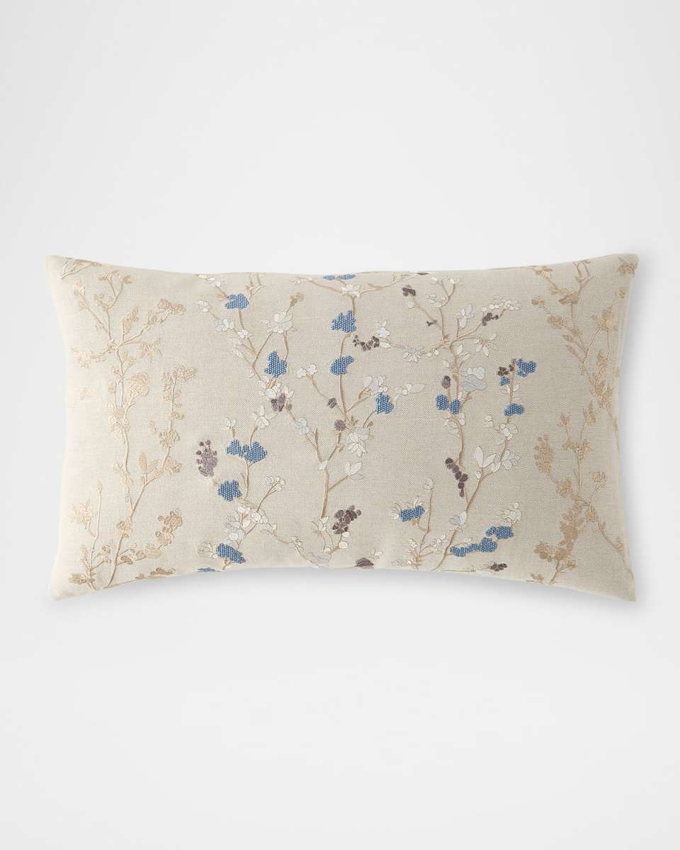 Nieporte Floral Lumbar Pillow, 14" x 24"